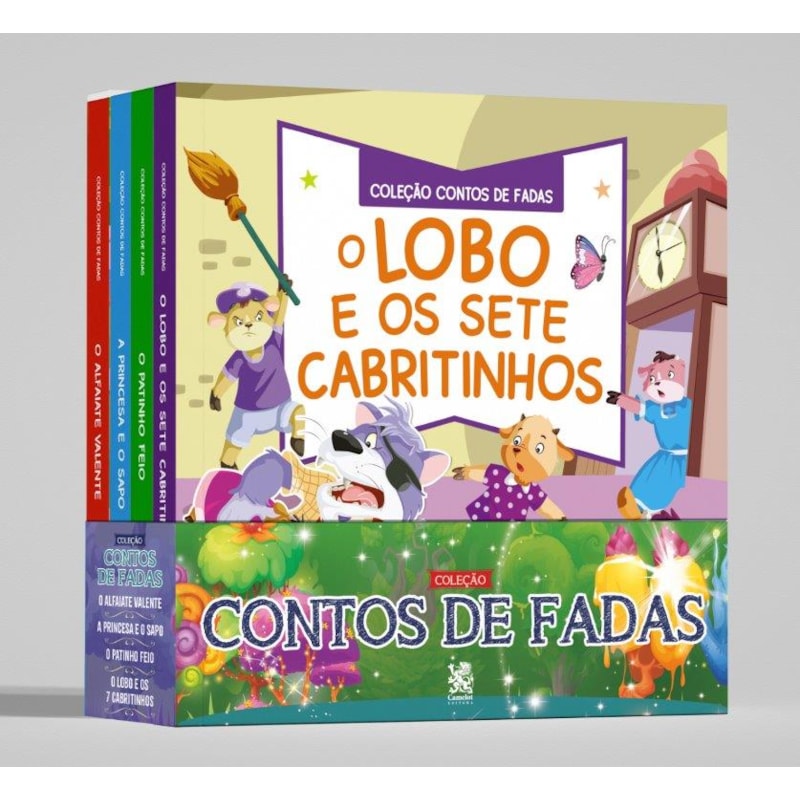 COLEÇÃO CONTOS DE FADAS - KIT COM 4 LIVROS
