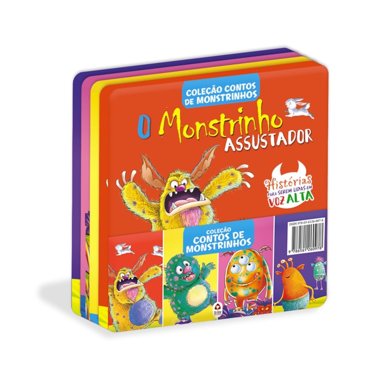 COLEÇÃO CONTOS DE MONSTRINHOS - KIT COM 4 LIVROS