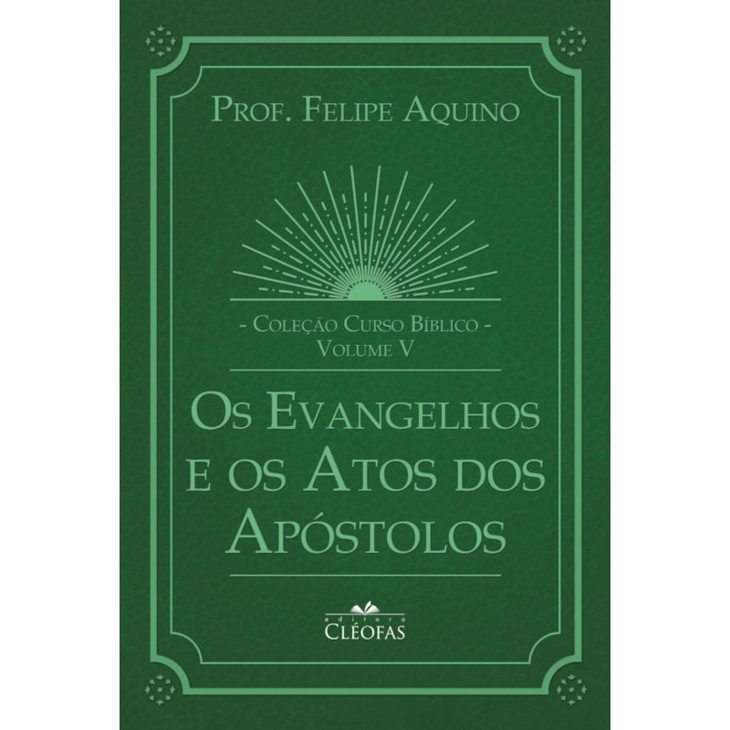 COLEÇÃO CURSO BÍBLICO -VOL.V: OS EVANGELHOS E OS ATOS DOS APÓSTOLOS