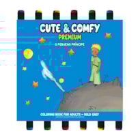COLEÇÃO CUTE & COMFY - PREMIUM EDITION - LIVRO DE COLORIR ADULTO