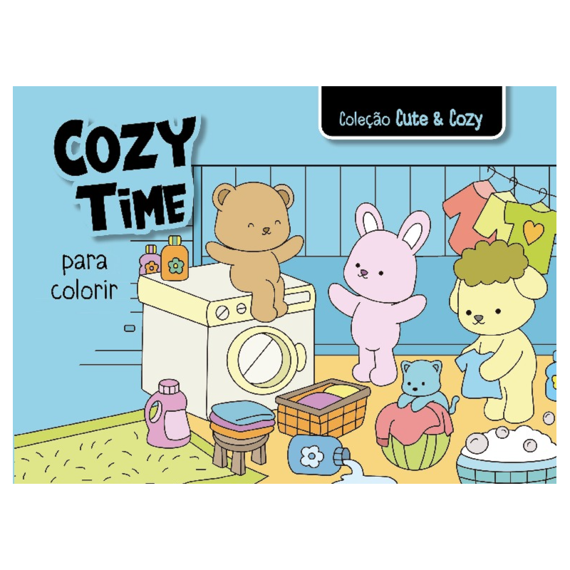 Coleção Cute & Cozy - Cozy Time - Azul