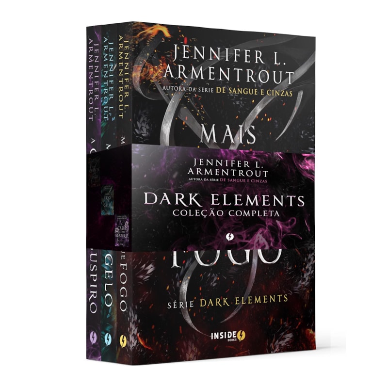 COLEÇÃO DARK ELEMENTS (SUCESSO DO TIK TOK): INCLUI OS LIVROS: MAIS QUENTE QUE FOGO, MAIS FRIO QUE GELO E A CADA ÚLTIMO SUSPIRO.