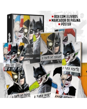 COLEÇÃO DC COMICS - BOX COM 3 LIVROS + PÔSTER + MARCADORES