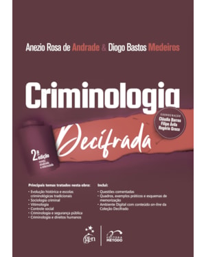 COLEÇÃO DECIFRADO - CRIMINOLOGIA DECIFRADA - 2ª EDIÇÃO 2023