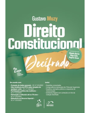 COLEÇÃO DECIFRADO - DIREITO CONSTITUCIONAL DECIFRADO - 2ª EDIÇÃO 2023