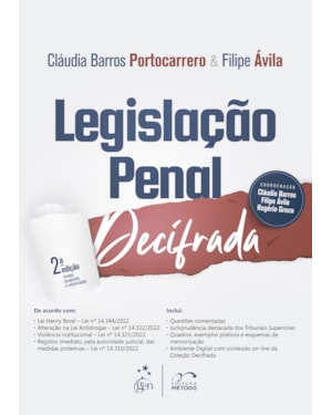 COLEÇÃO DECIFRADO - LEGISLAÇÃO PENAL DECIFRADA - 2ª EDIÇÃO 2023