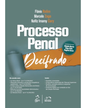 COLEÇÃO DECIFRADO - PROCESSO PENAL DECIFRADO - 1ª EDIÇÃO 2023