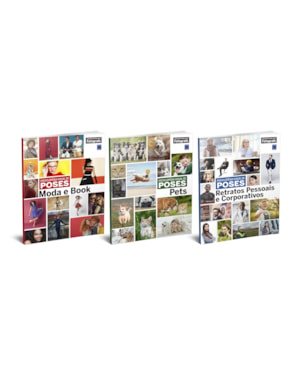 COLEÇÃO ENCICLOPÉDIA VISUAL DE POSES - COLEÇÃO 3 LIVROS