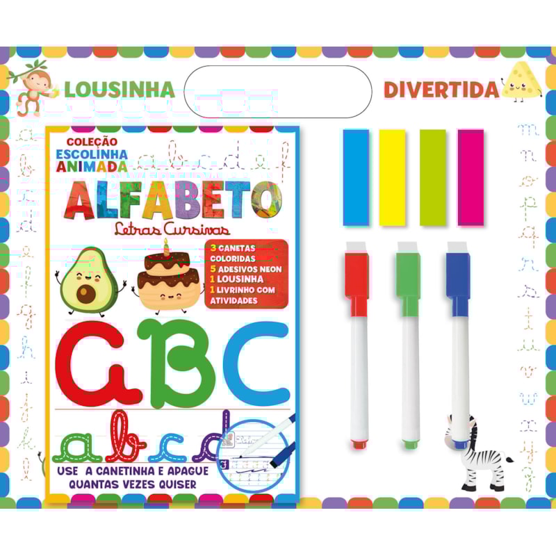 COLEÇÃO ESCOLINHA ANIMADA - ALFABETO