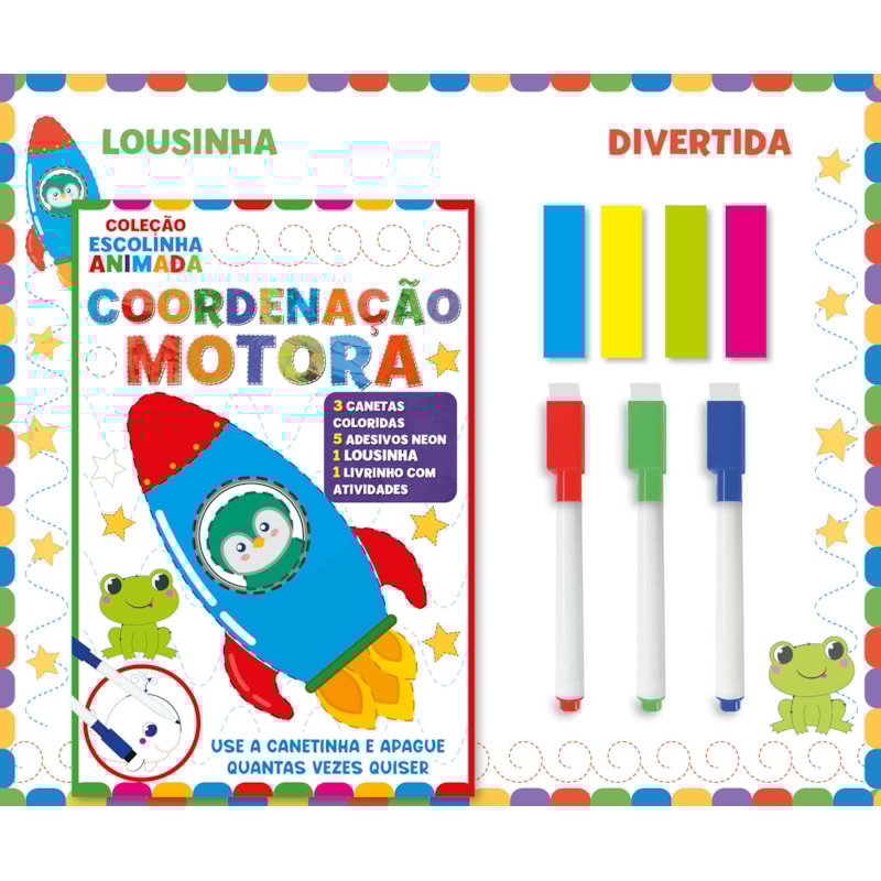 COLEÇÃO ESCOLINHA ANIMADA - COORDENAÇÃO MOTORA