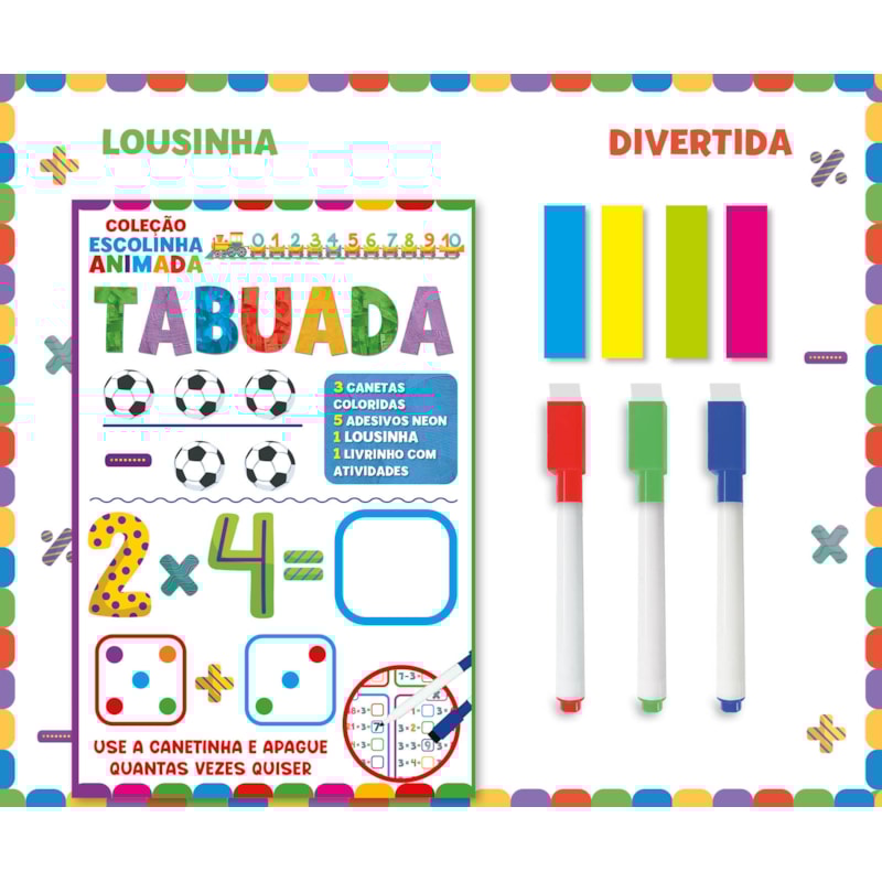 COLEÇÃO ESCOLINHA ANIMADA - TABUADA
