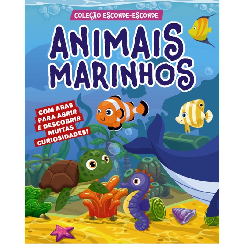 COLEÇÃO ESCONDE-ESCONDE - ANIMAIS MARINHOS