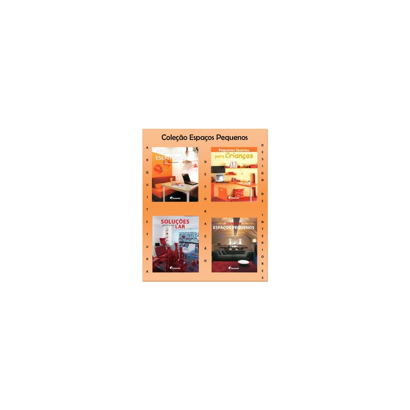 Coleção espaços pequenos - 4 volumes