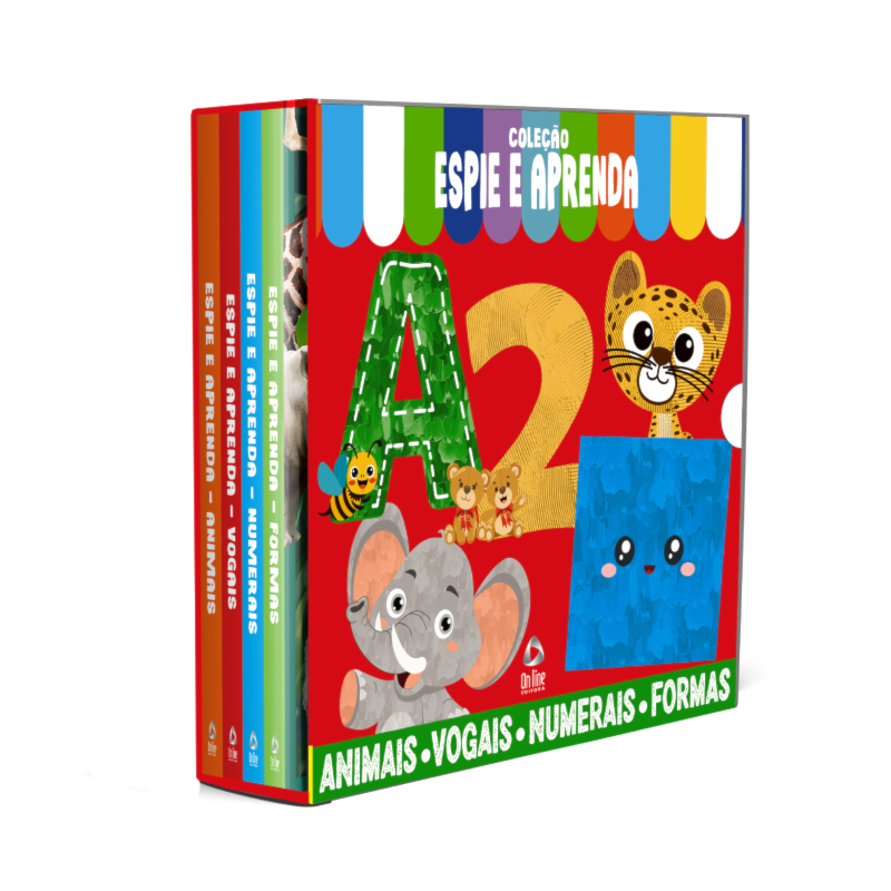 COLEÇÃO ESPIE E APRENDA - BOX COM 4 LIVRINHOS
