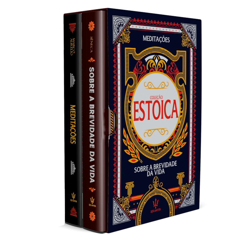 COLEÇÃO ESTOICA - BOX COM 2 LIVROS - EDIÇÃO DE LUXO