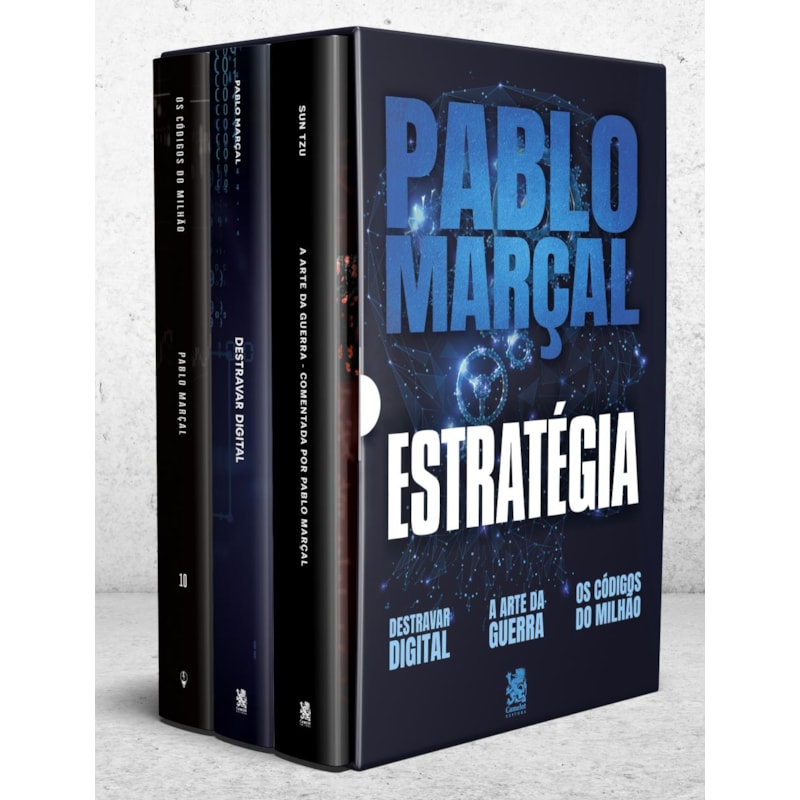 COLEÇÃO ESTRATÉGIA PABLO MARÇAL - BOX COM 3 LIVROS