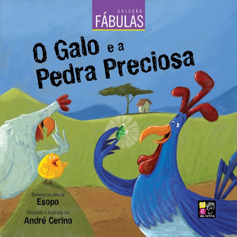 Coleção fábulas - o galo e a pedra preciosa