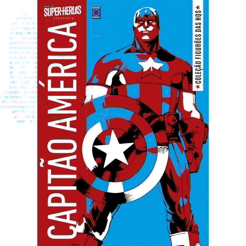 COLEÇÃO FIGURÕES DAS HQS - CAPITÃO AMÉRICA