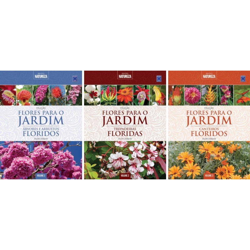 COLEÇÃO FLORES PARA O JARDIM (3 VOLUMES)