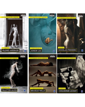 COLEÇÃO FOTOGRAFIA DE NU E SENSUAL ( TEMPORADA 1 COMPLETA - 6 VOLUMES)