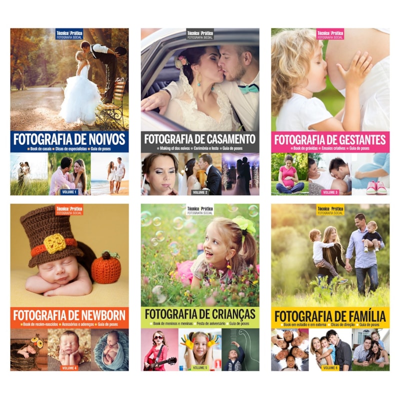 COLEÇÃO FOTOGRAFIA SOCIAL (6 LIVROS)