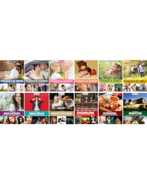 COLEÇÃO FOTOGRAFIA SOCIAL + INICIAÇÃO PROFISSIONAL (12 LIVROS)