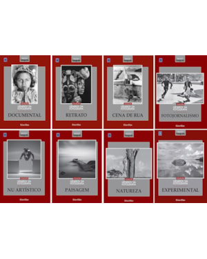 COLEÇÃO GÊNEROS DA FOTOGRAFIA (8 LIVROS)