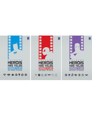 COLEÇÃO HERÓIS NAS TELAS - GRANDES FILMES (3 VOLUMES)