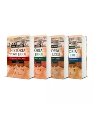 Coleção História Do Povo Judeu No Tempo De Jesus Cristo: 4 Volumes