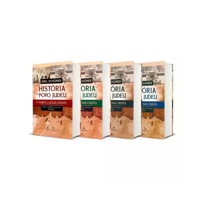 Coleção História Do Povo Judeu No Tempo De Jesus Cristo: 4 Volumes