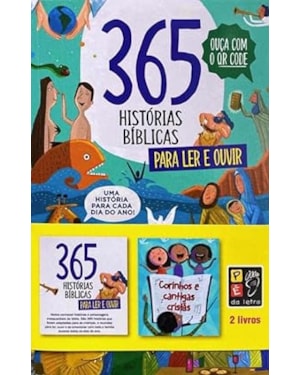 COLEÇÃO HISTÓRIAS BÍBLICAS, CORINHOS E CANTIGAS CRISTÃS - BOX 2 LIVROS