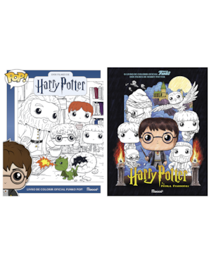 COLEÇÃO HP DE DESENHAR: LIVRO DE COLORIR OFICIAL FUNKO POP! DOS FILMES DE HARRY POTTER: 1 E ....HARRY POTTER E A PEDRA FILOSOFAL: 2