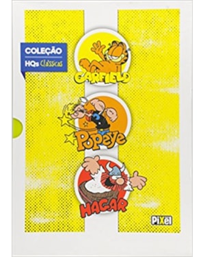 COLEÇÃO HQS CLÁSSICAS - GARFIELD - POPEYE - HAGAR