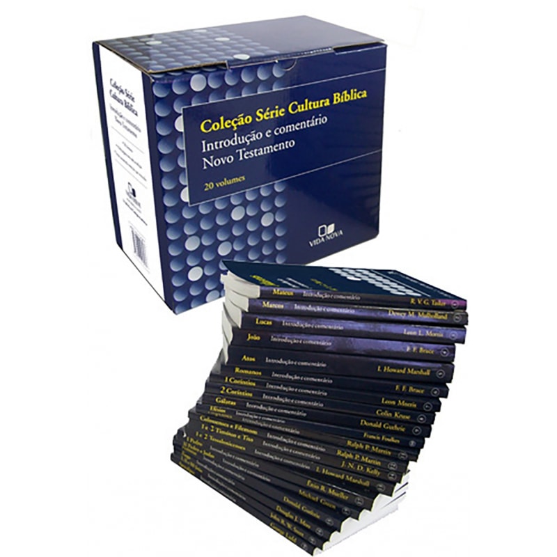 COLEÇÃO INTRODUÇÃO E COMENTÁRIO - NOVO TESTAMENTO - 20 LIVROS (SÉRIE CULTURA BÍBLICA)