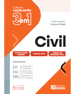 COLEÇÃO LEGISLAÇÃO 3 EM 1 - CIVIL