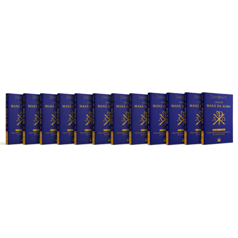 COLEÇÃO MANÁ DA ALMA - 8 VOLUMES