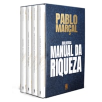 COLEÇÃO MANUAL DA RIQUEZA - PABLO MARÇAL - BOX 4 LIVROS