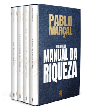 COLEÇÃO MANUAL DA RIQUEZA - PABLO MARÇAL - BOX 4 LIVROS