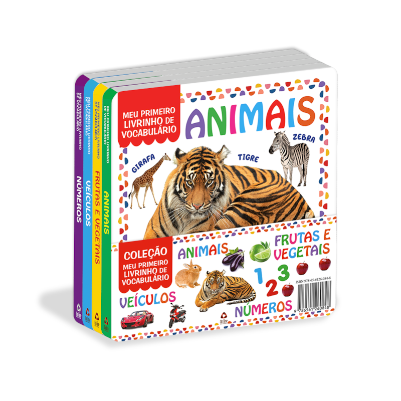 COLEÇÃO MEU PRIMEIRO LIVRINHO DE VOCABULÁRIO - KIT COM 4 LIVRINHOS