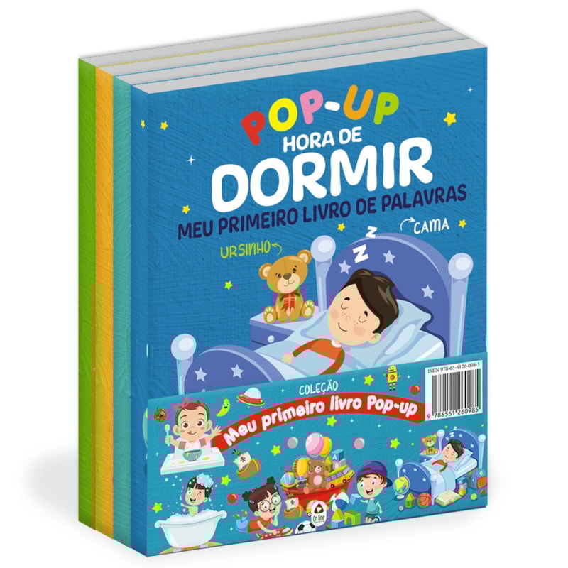 COLEÇÃO MEU PRIMEIRO LIVRO POP-UP - KIT COM 4 LIVROS