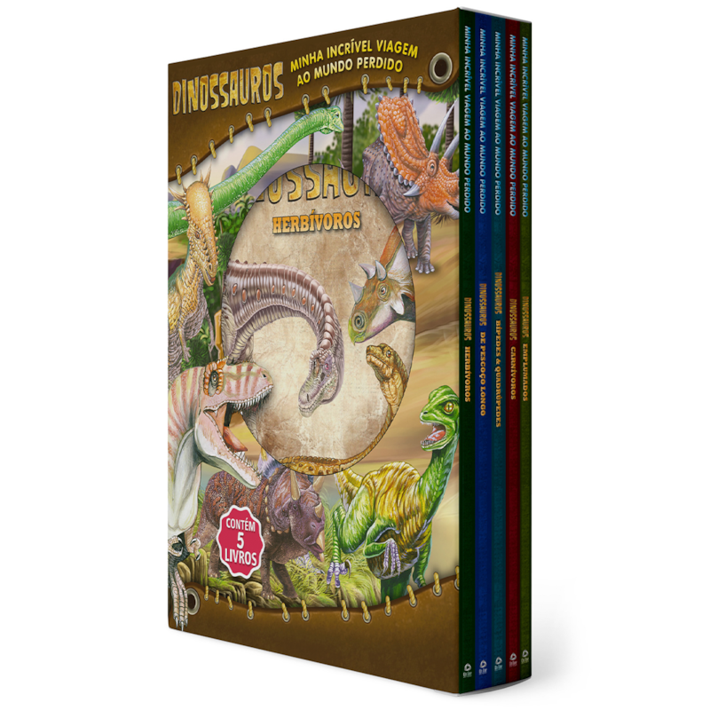 COLEÇÃO MINHA INCRÍVEL VIAGEM AO MUNDO PERDIDO - BOX COM 5 LIVROS