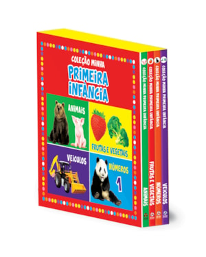 COLEÇÃO MINHA PRIMEIRA INFÂNCIA - BOX COM 4 LIVRINHOS