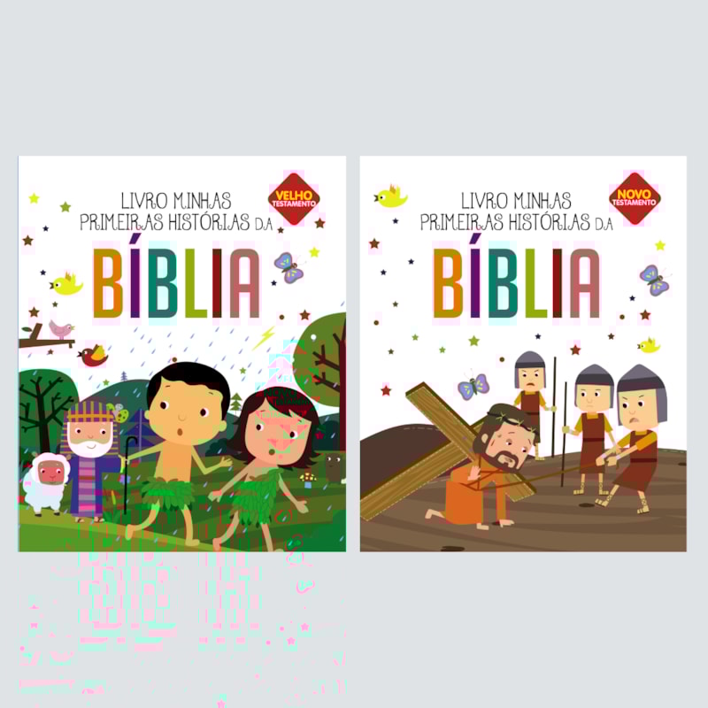COLEÇÃO MINHAS PRIMEIRAS HISTÓRIAS DA BÍBLIA | ANTIGO E NOVO TESTAMENTO
