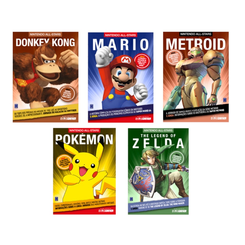 COLEÇÃO NINTENDO ALL-STARS (5 VOLUMES)