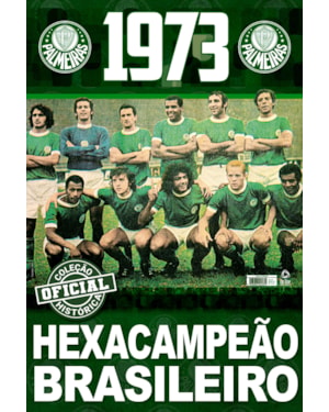 COLEÇÃO OFICIAL HISTÓRICA PALMEIRAS EDIÇÃO 10 - PÔSTER BRASILEIRO 1973