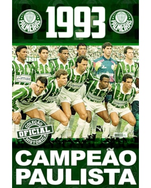 COLEÇÃO OFICIAL HISTÓRICA PALMEIRAS EDIÇÃO 11 - PÔSTER PAULISTA 1993