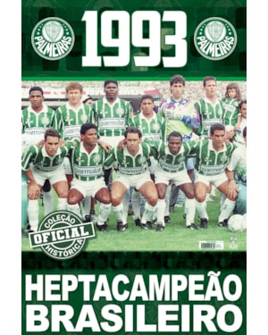 COLEÇÃO OFICIAL HISTÓRICA PALMEIRAS EDIÇÃO 12 - PÔSTER BRASILEIRO 1993