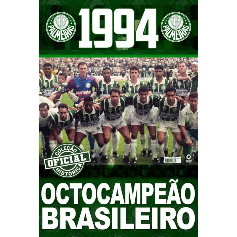 COLEÇÃO OFICIAL HISTÓRICA PALMEIRAS EDIÇÃO 13 - PÔSTER BRASILEIRO 1994