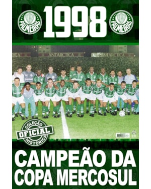 COLEÇÃO OFICIAL HISTÓRICA PALMEIRAS EDIÇÃO 16 - PÔSTER MERCOSUL 1998