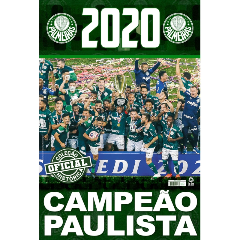 COLEÇÃO OFICIAL HISTÓRICA PALMEIRAS EDIÇÃO 23 - PÔSTER PAULISTA 2020
